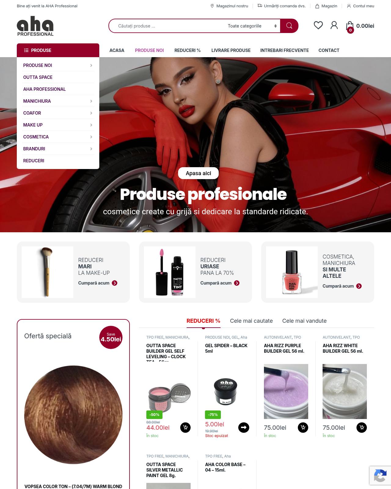 aha-professional.ro — online store