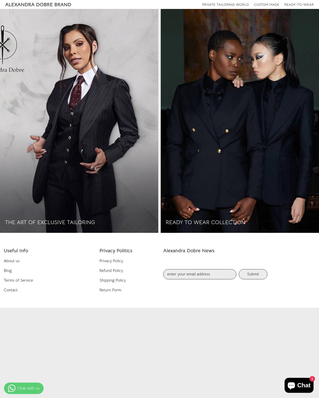 alexandra-dobre.com — online store