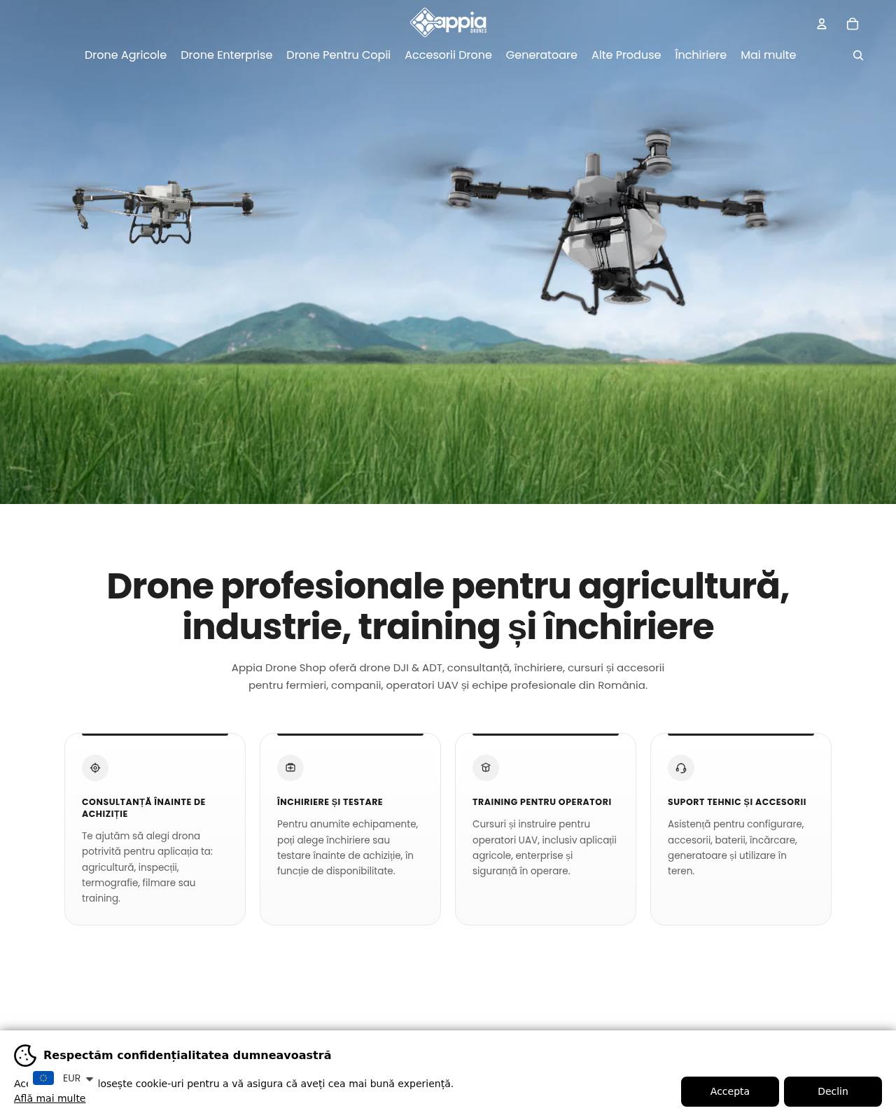 appia-droneshop.ro — online store