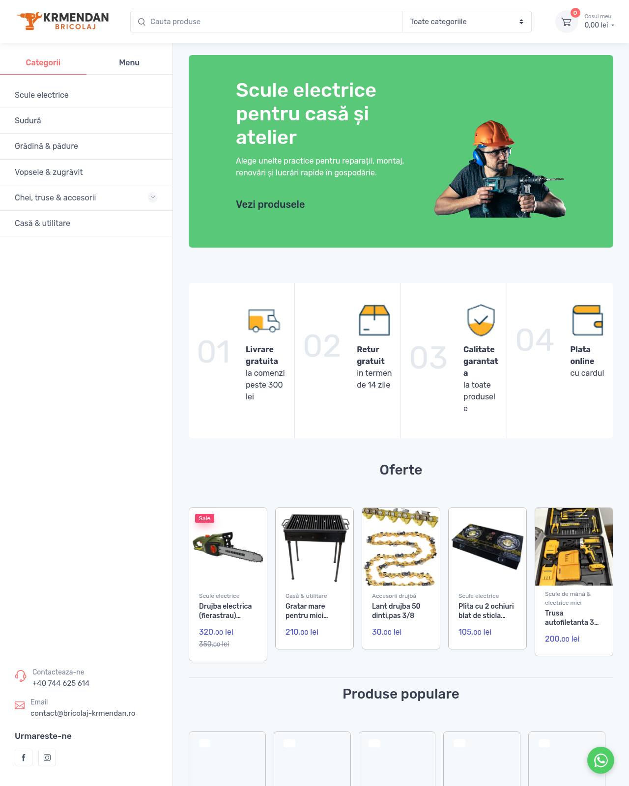 bricolaj-krmendan.ro — online store