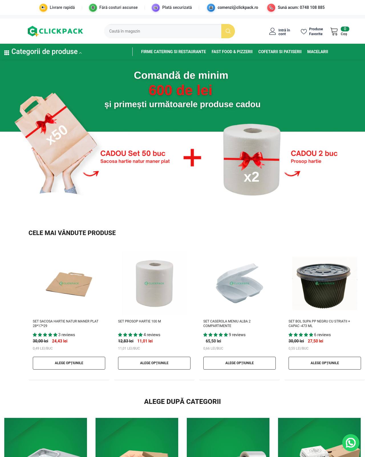 clickpack.ro — online store