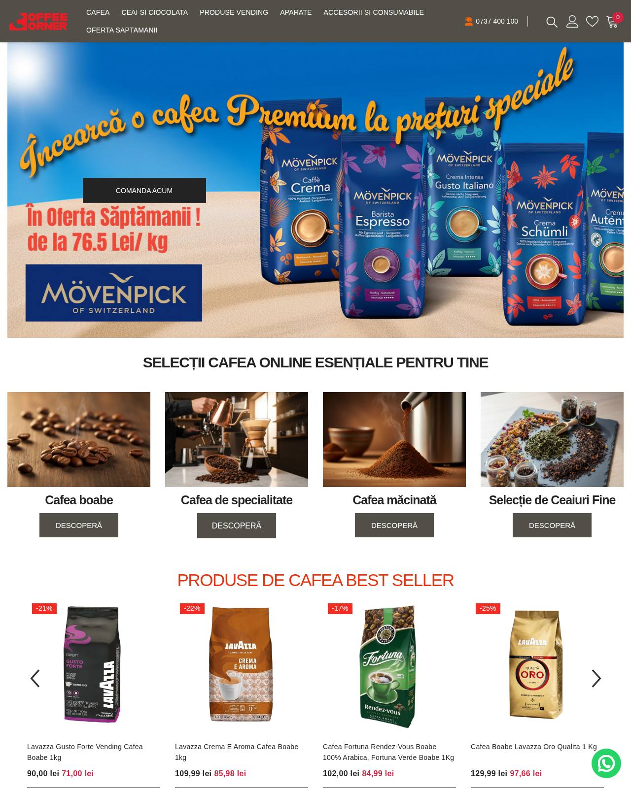Coffee Corner — magazin online
