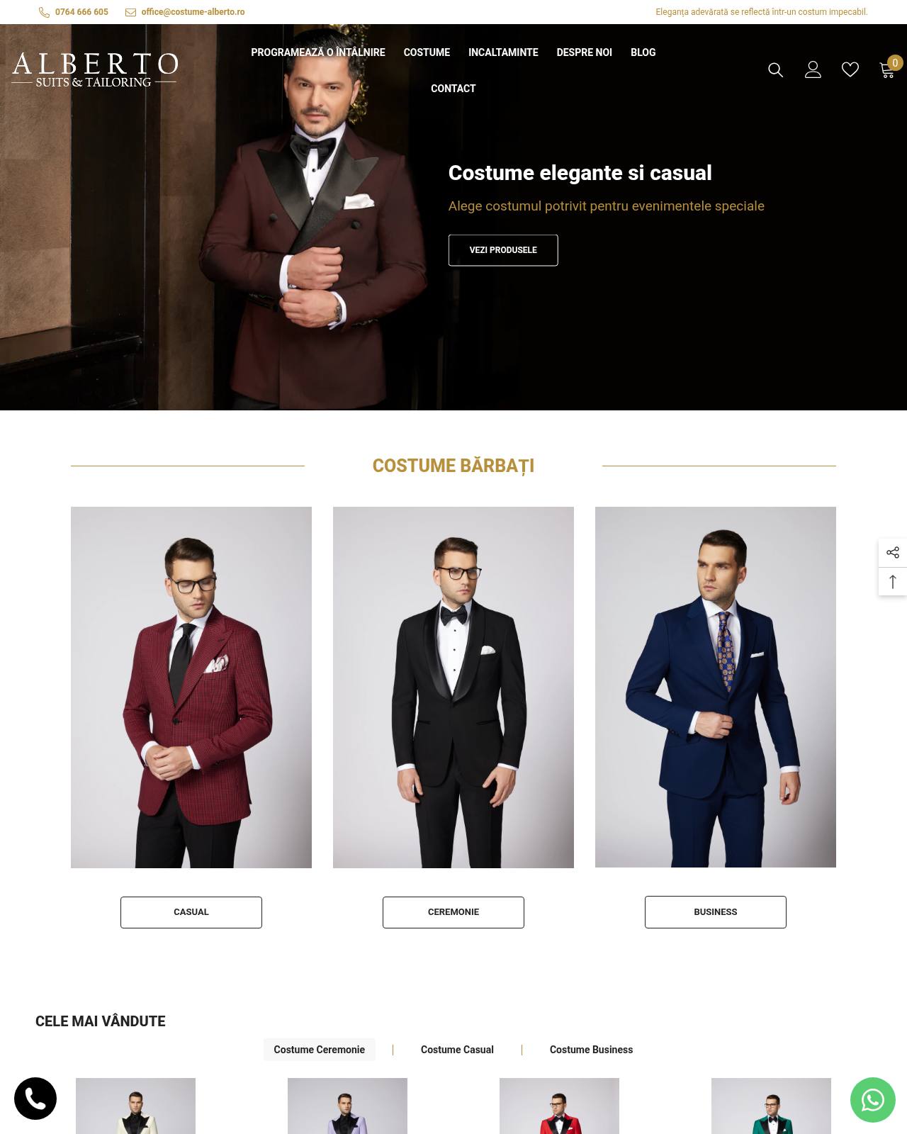 costume-alberto.ro — online store