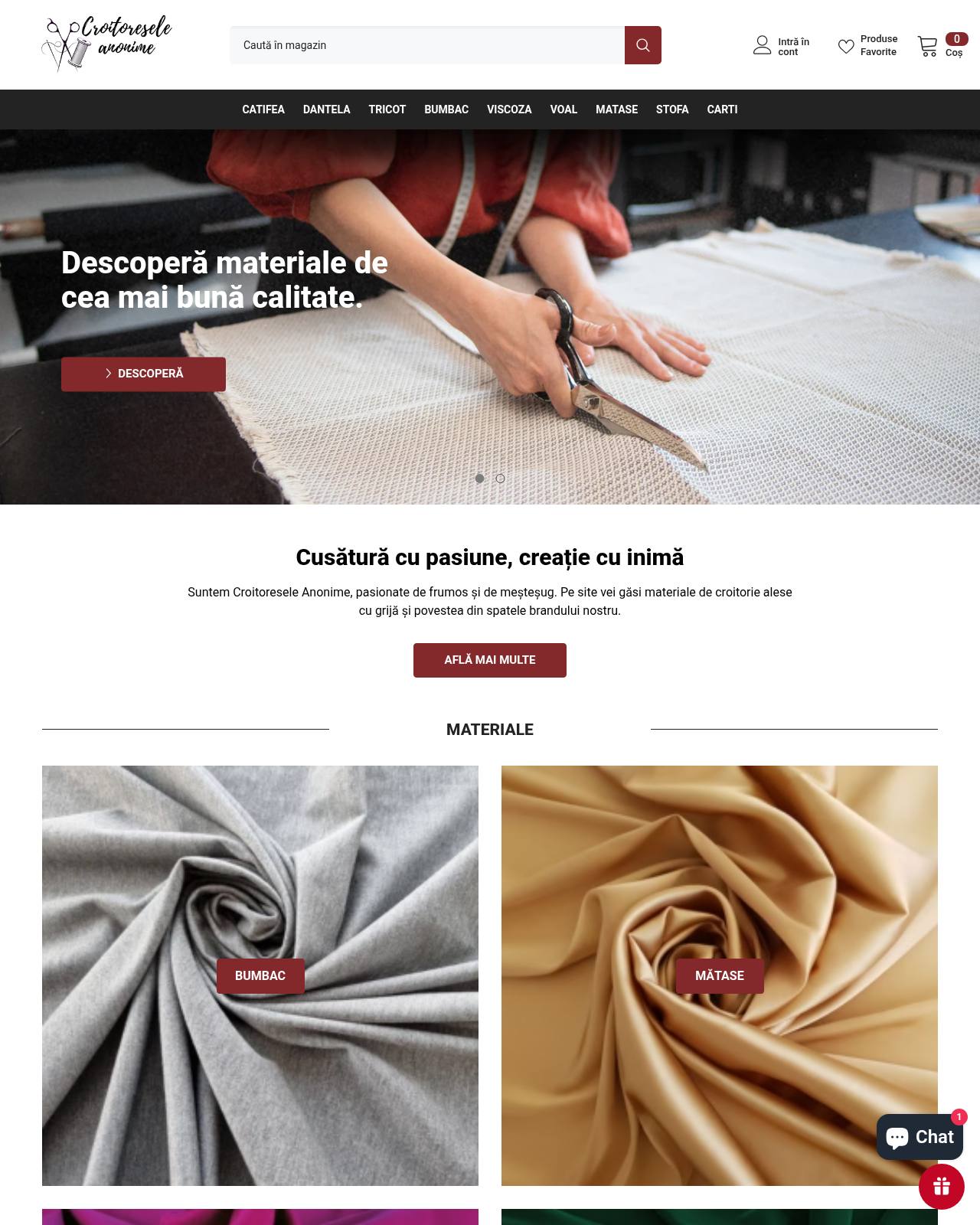 croitoreseleanonime.ro — online store