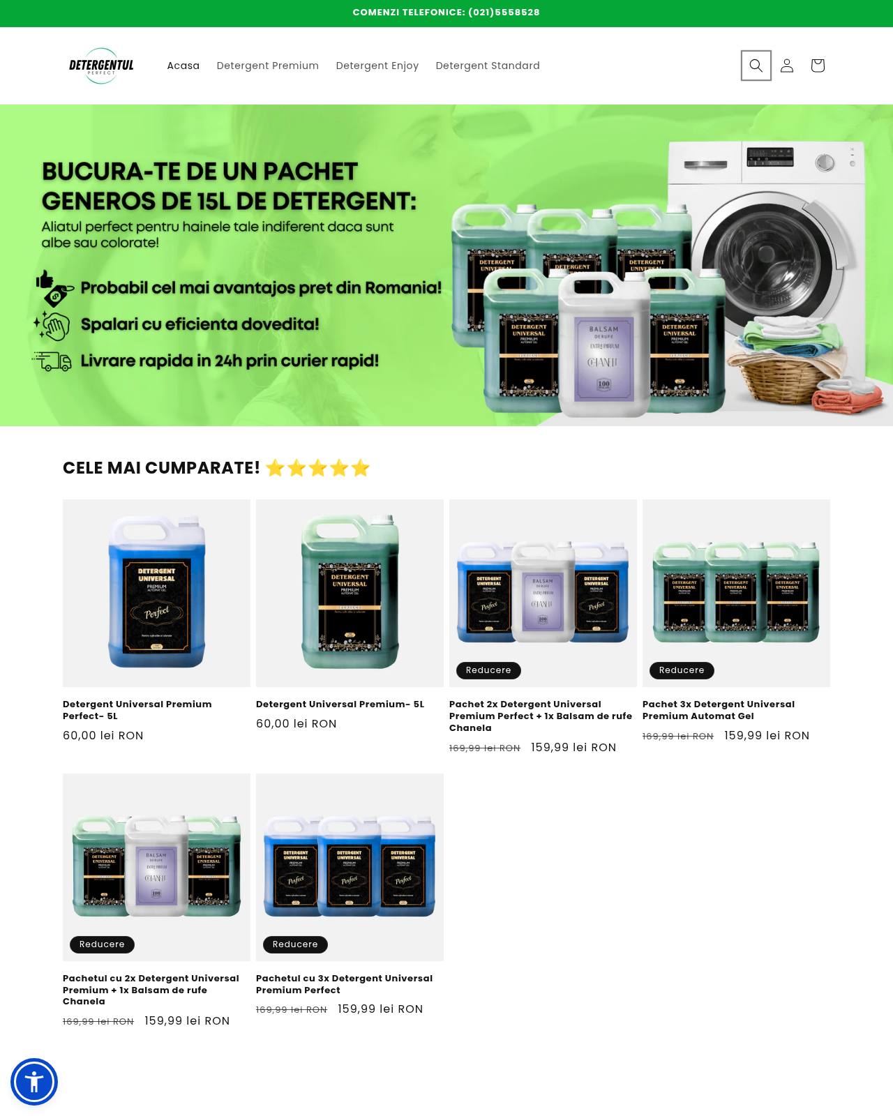detergentulperfect.ro — online store