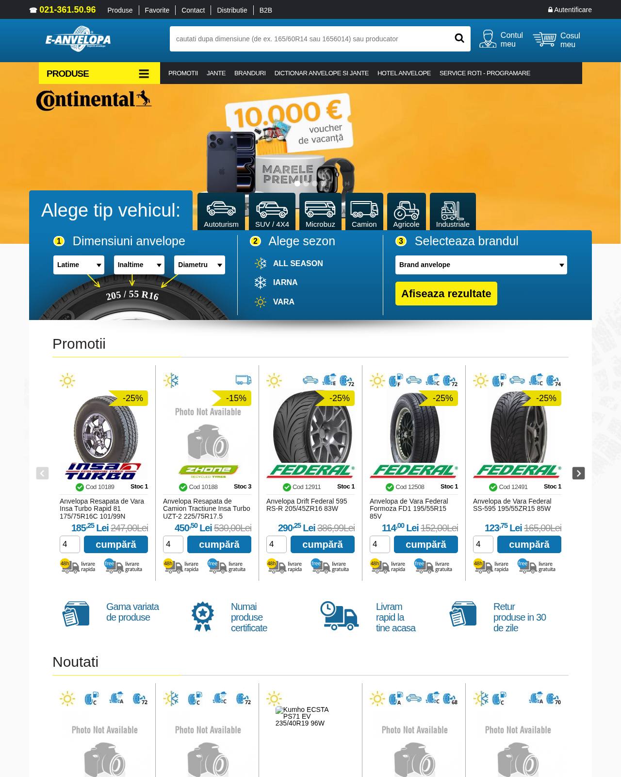 e-anvelopa.ro — online store