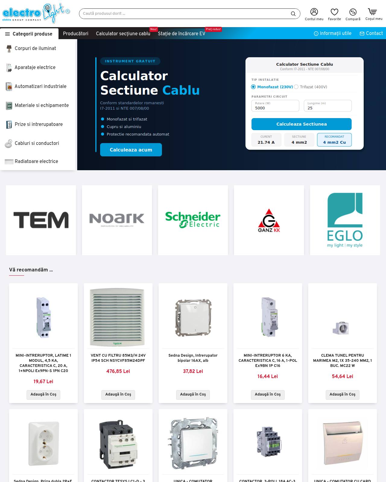 electrolight.ro — online store