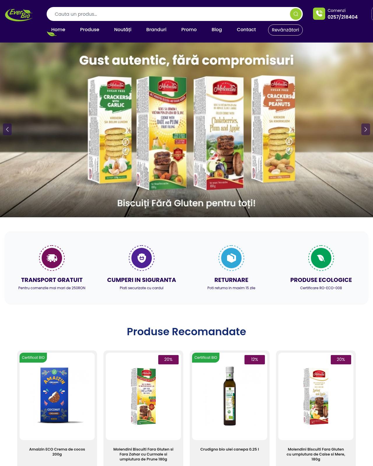 everbio.ro — online store