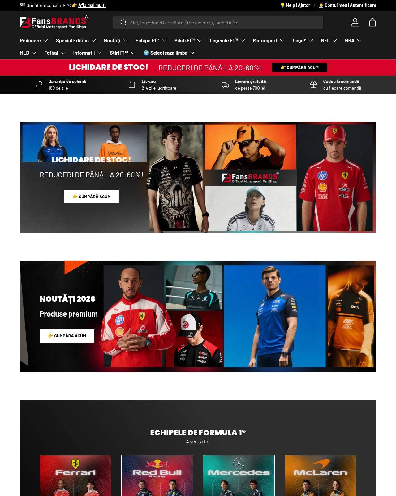 fansbrands.ro — online store