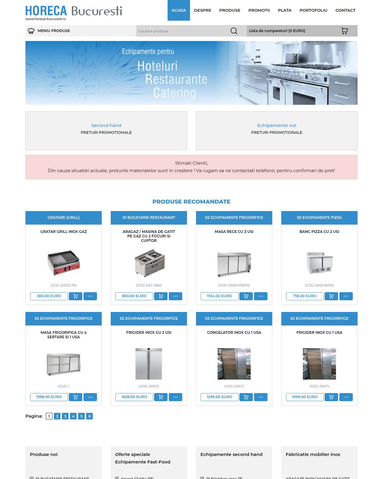 horeca-bucuresti.ro — online store