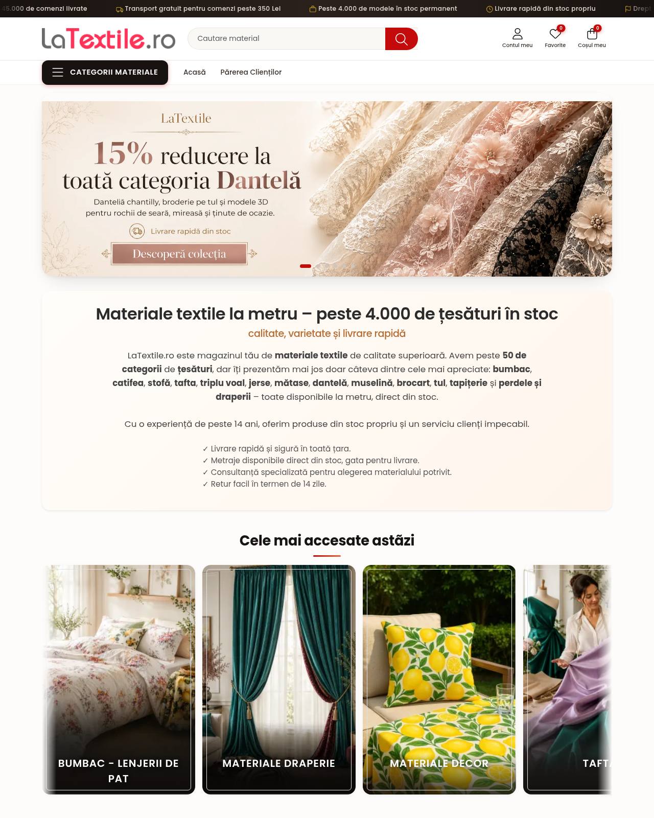 latextile.ro — online store