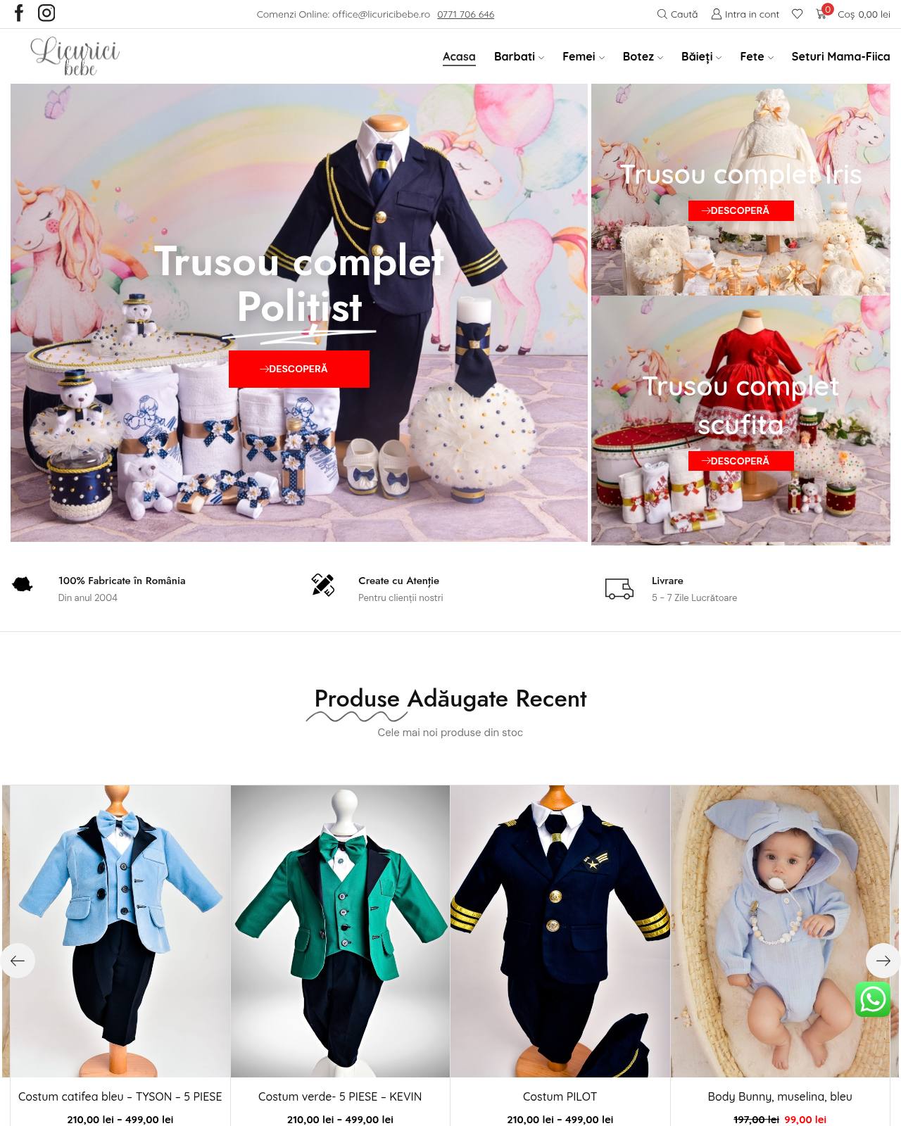 licuricibebe.ro — online store