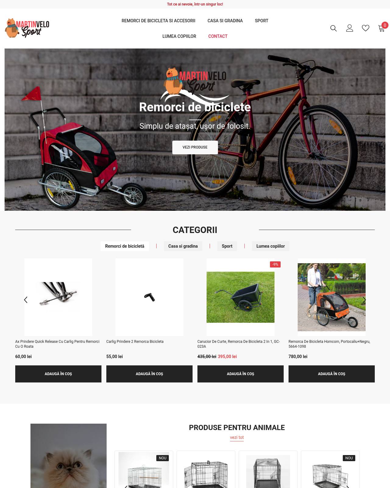 martinvelo.ro — online store