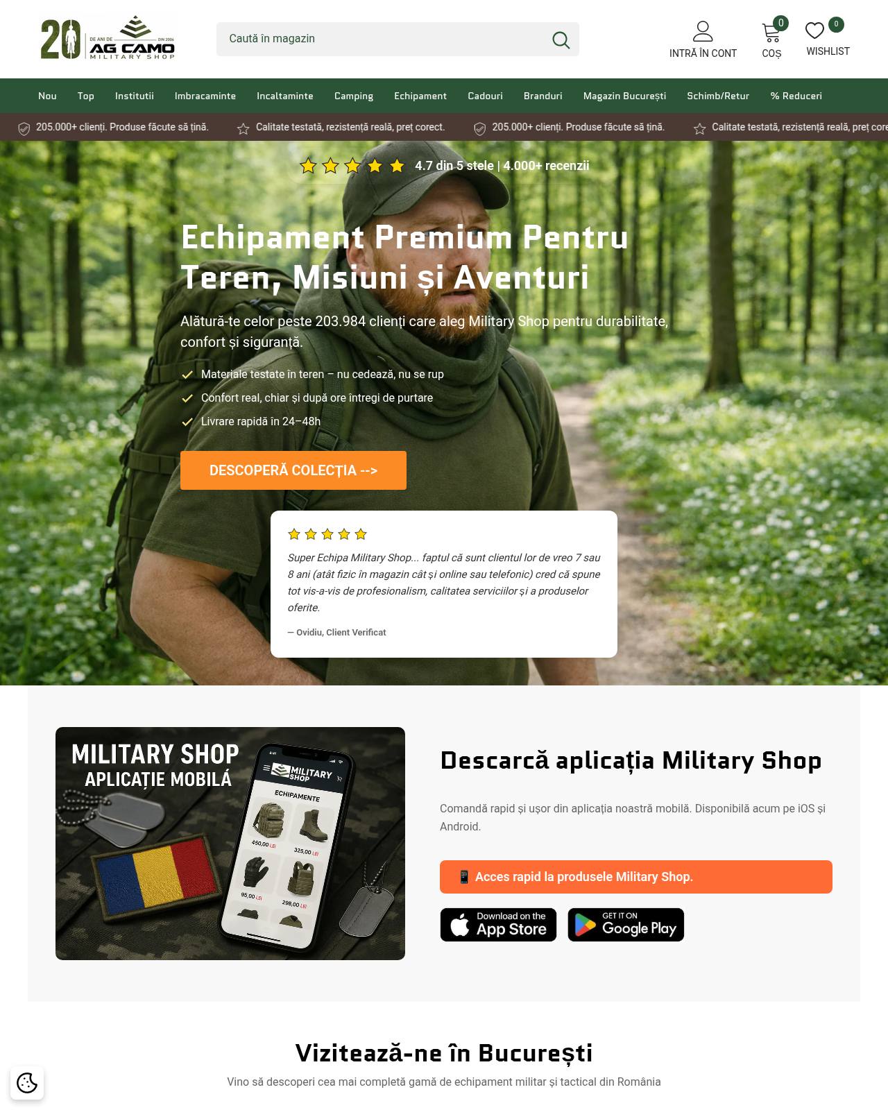 military-shop.ro — online store