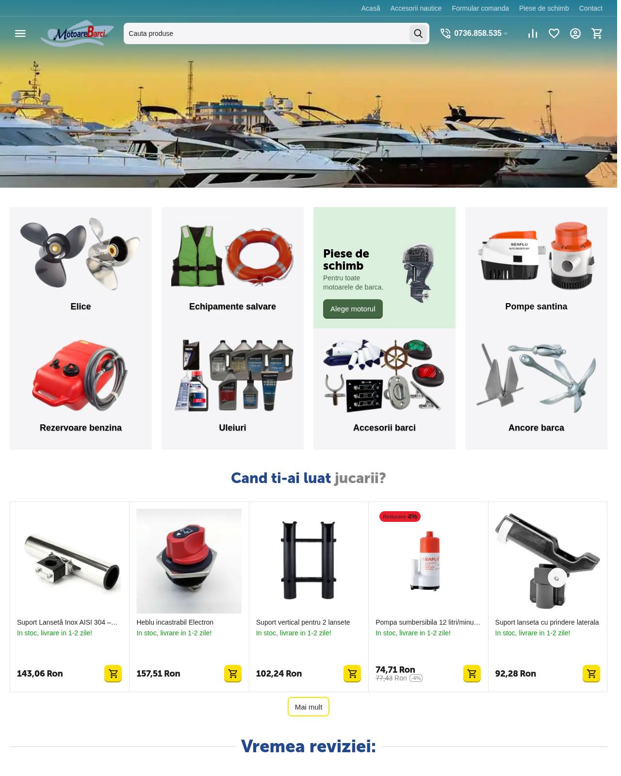 motoarebarci.ro — online store