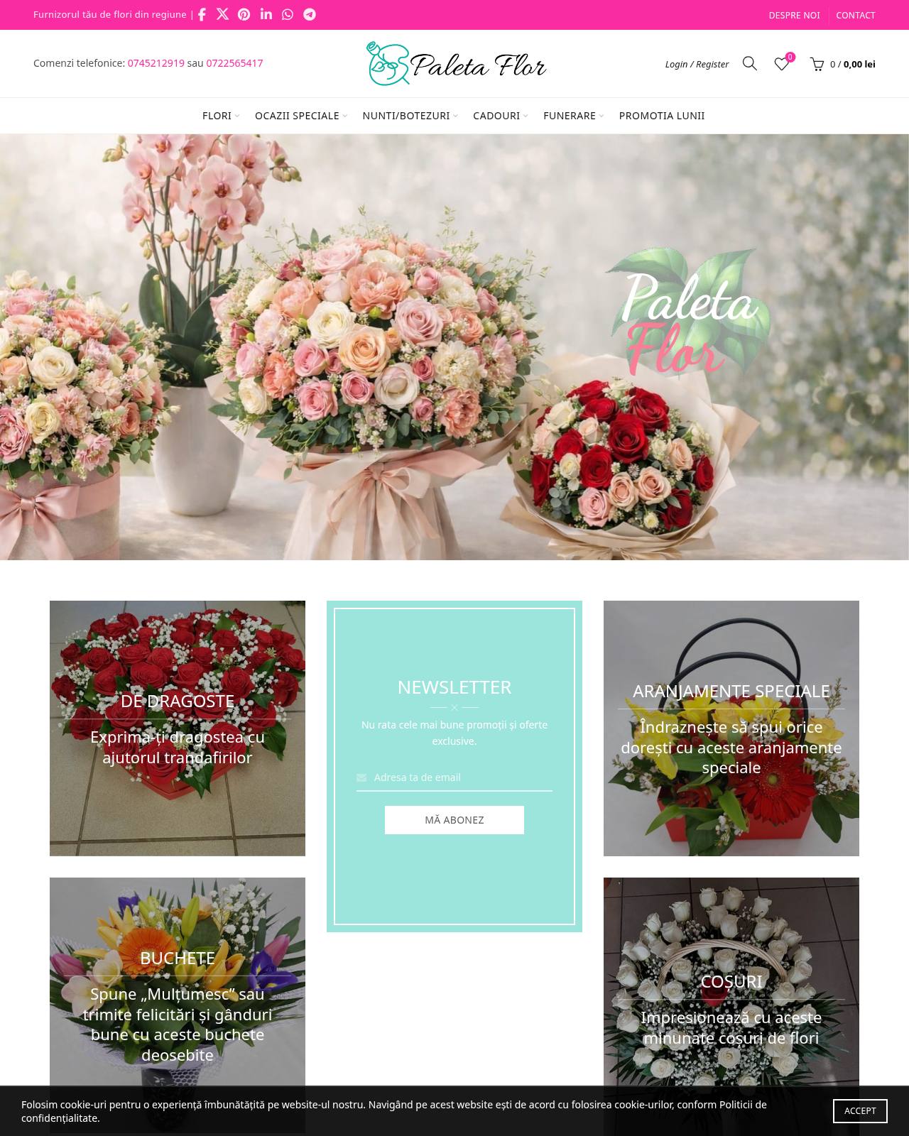 paletaflor.ro — online store