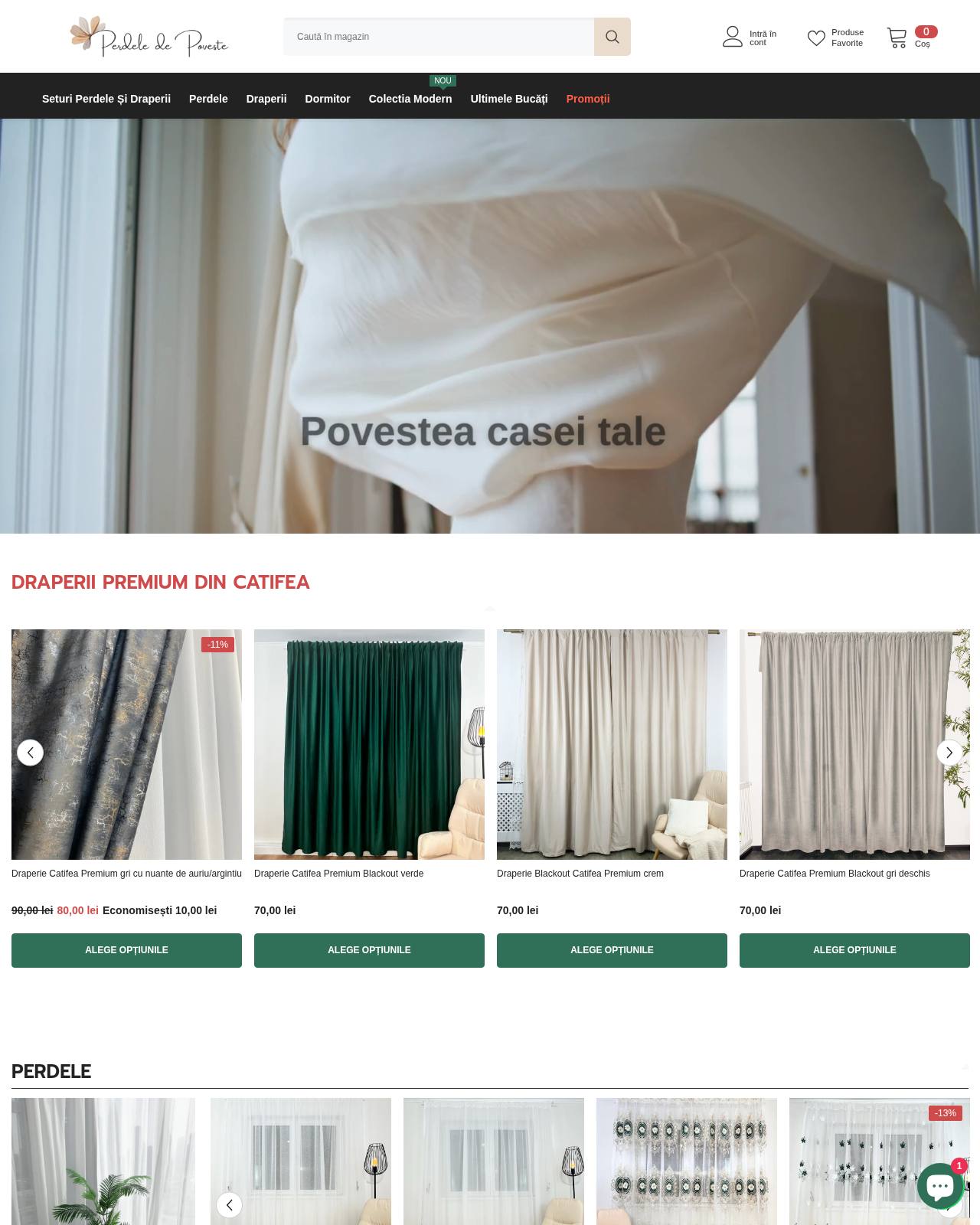 perdeledepoveste.ro — online store