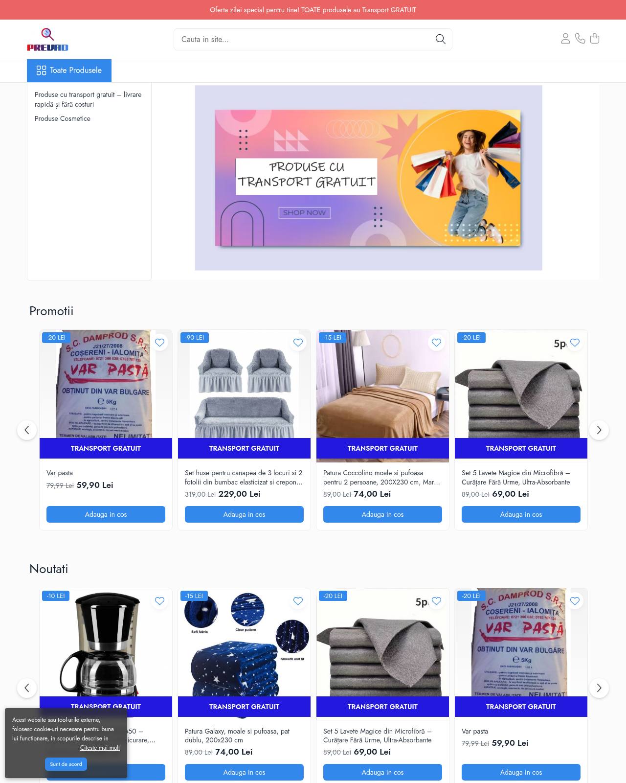 prevad.ro — online store