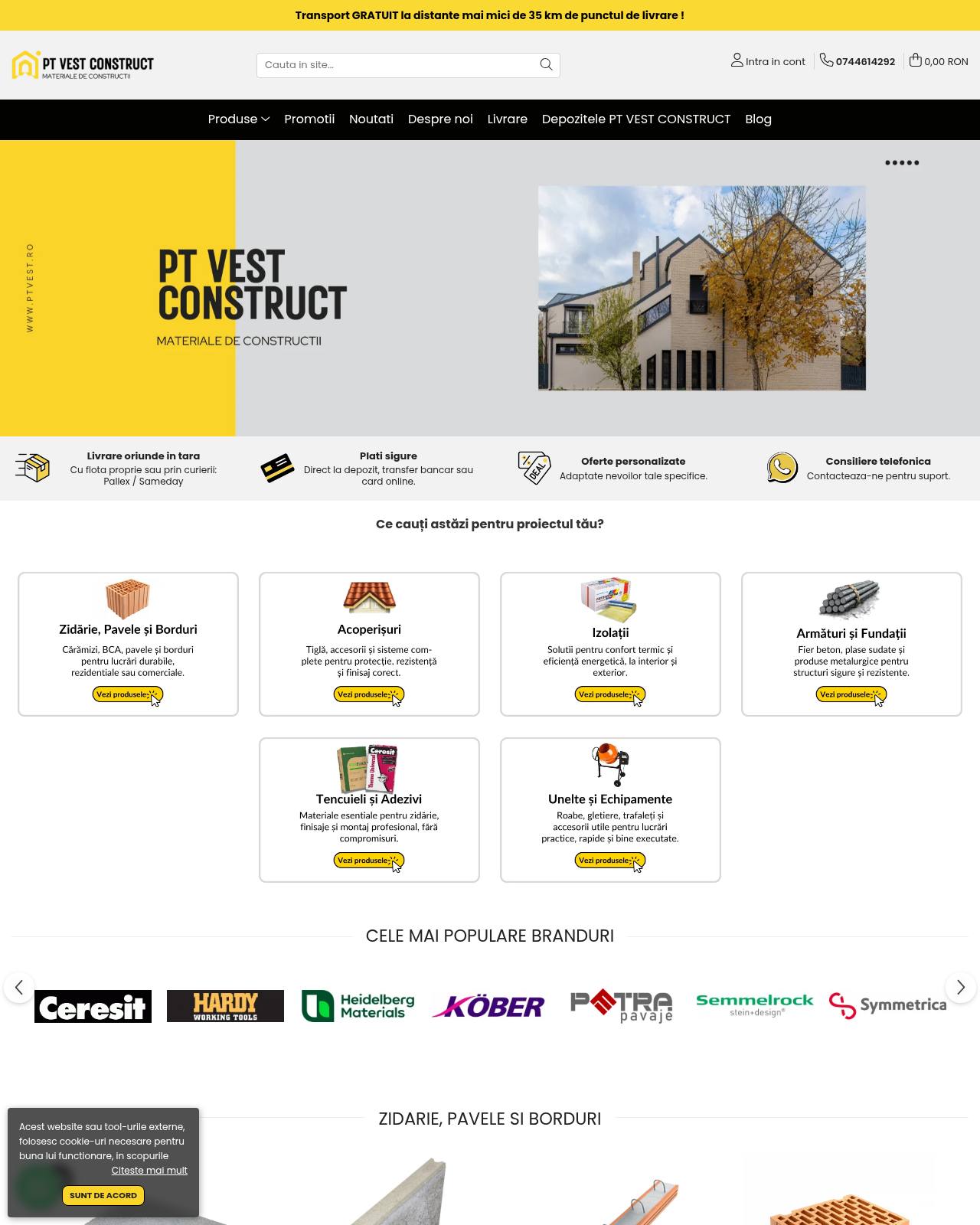 ptvest.ro — online store
