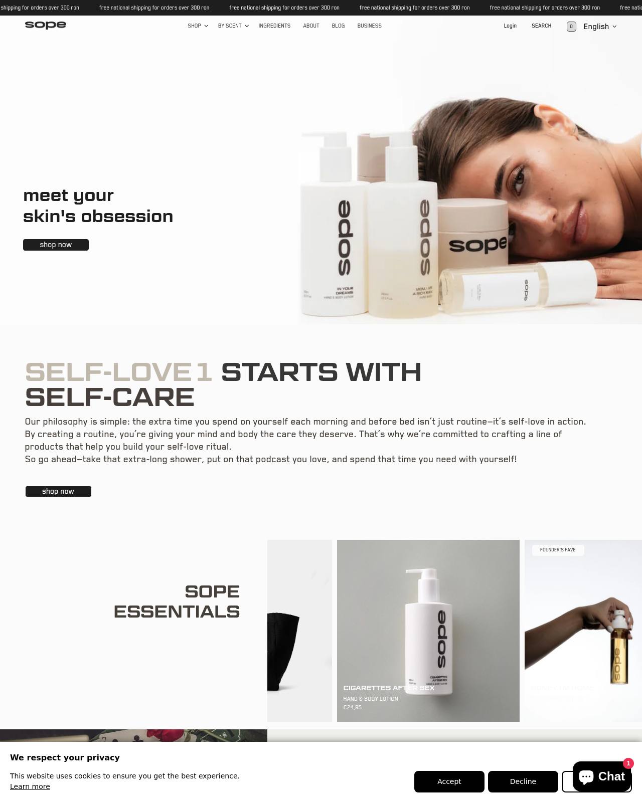 sopecare.com — online store