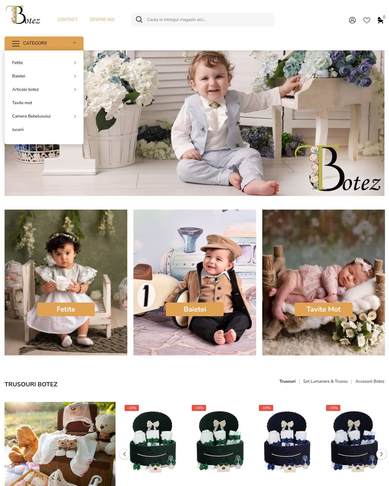 trusou-botez.ro — online store