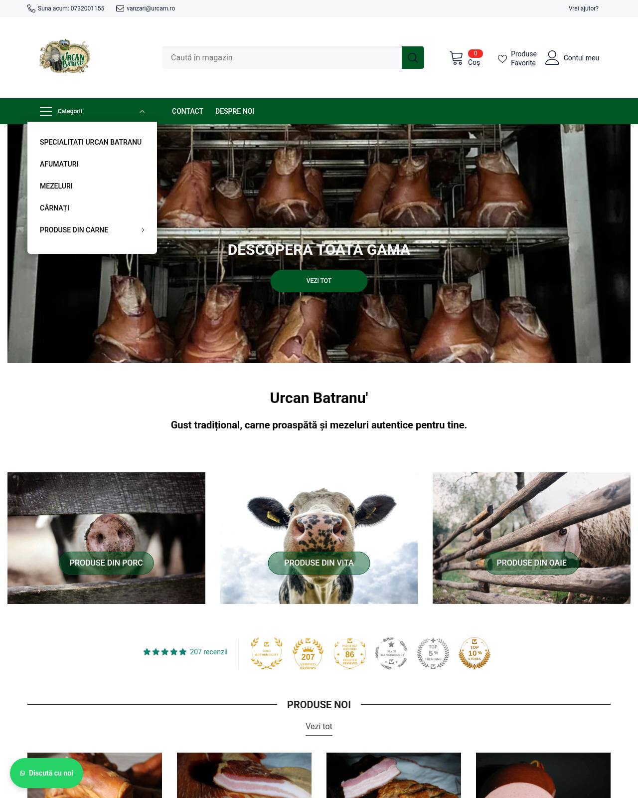 urcanbatranu.ro — online store