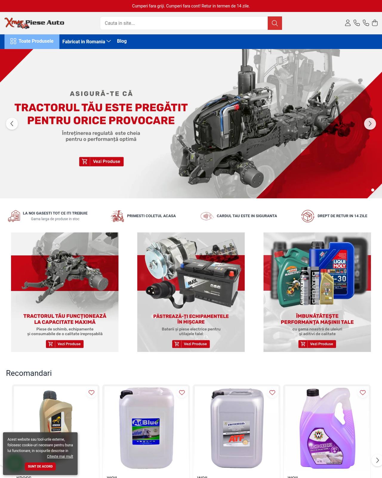 xmas-piese-auto.ro — online store